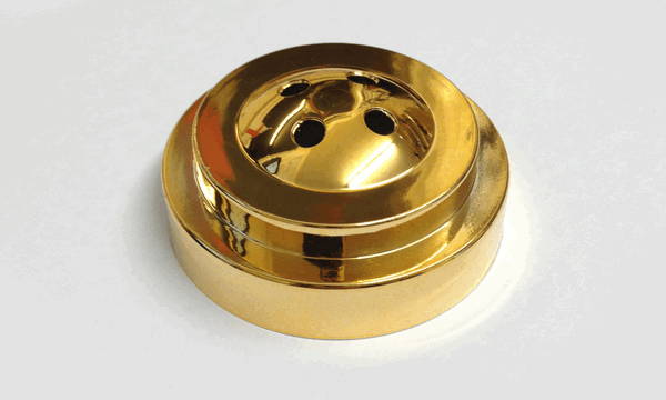 Gold 4 Hole Table Flag Base